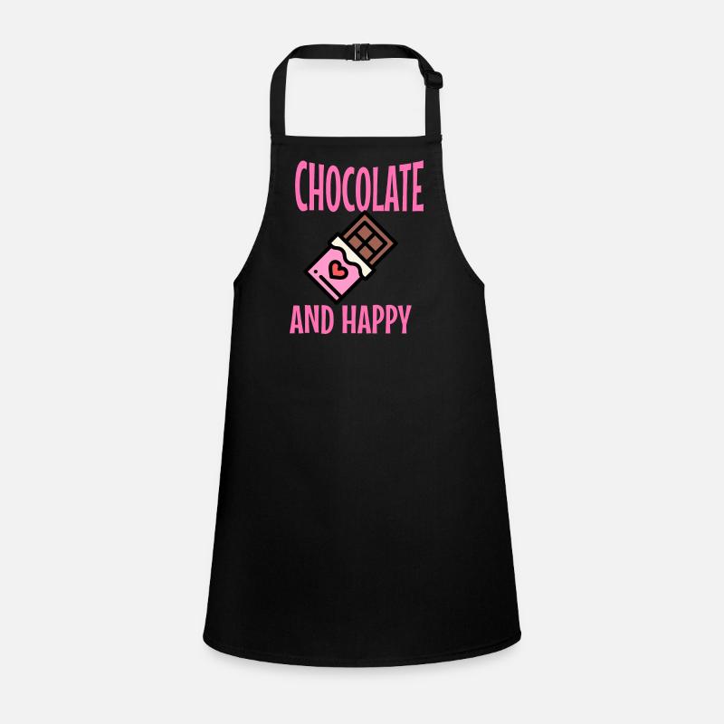 Chocolat et bonheur : un mariage parfait Tablier Enfant