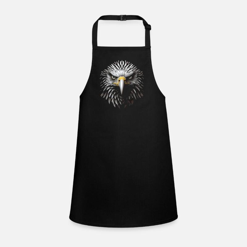 Regal Op Art Eagle Canvas Masterpiece Children's Apron