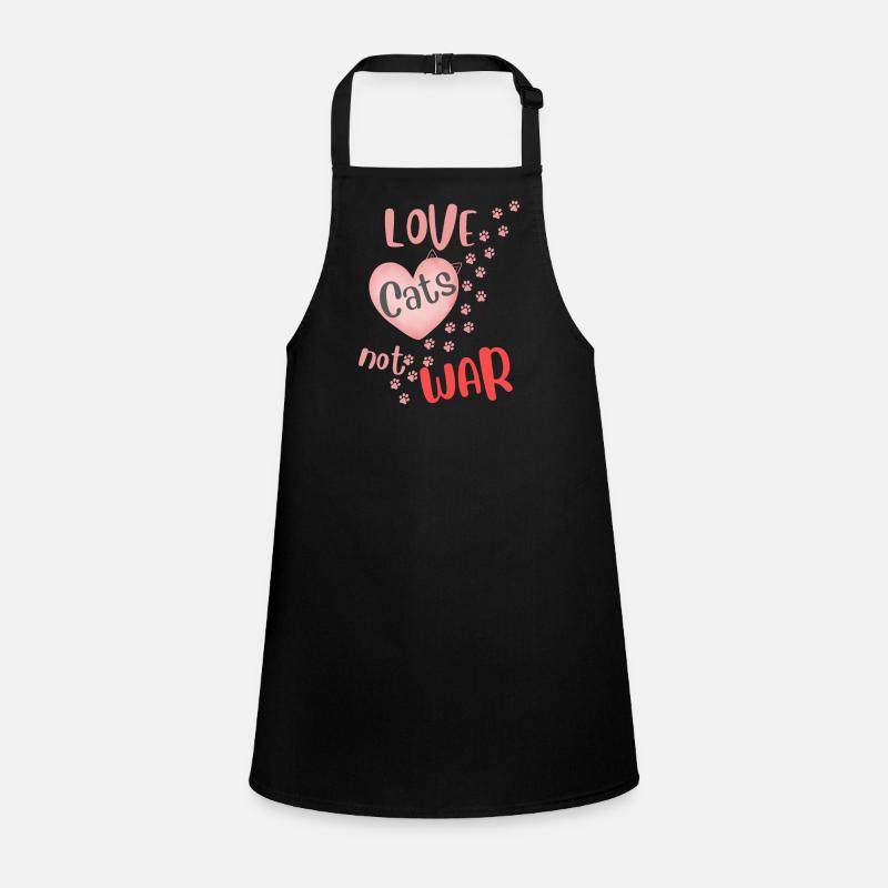 Love Cats Not War Children's Apron