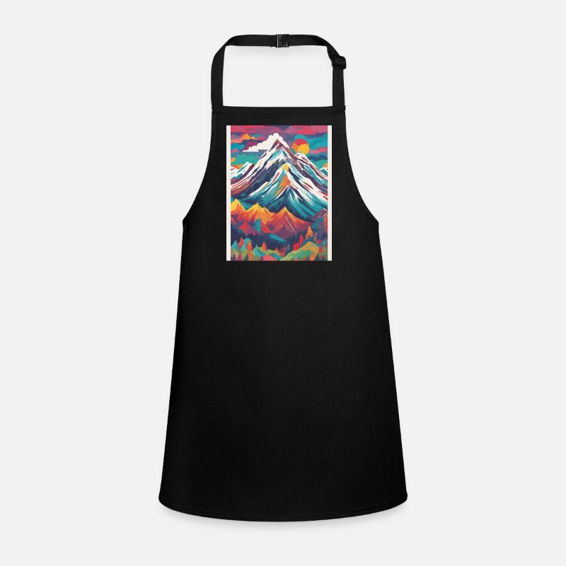 Montagnes colorées Tablier Enfant