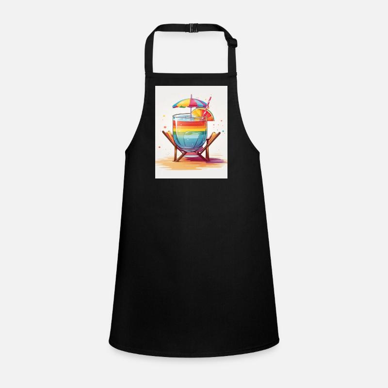 Rainbow Cocktail Children's Apron