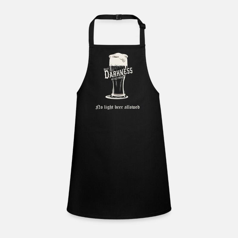 No Light Beer Allowed – Dark Beer Design Children's Apron