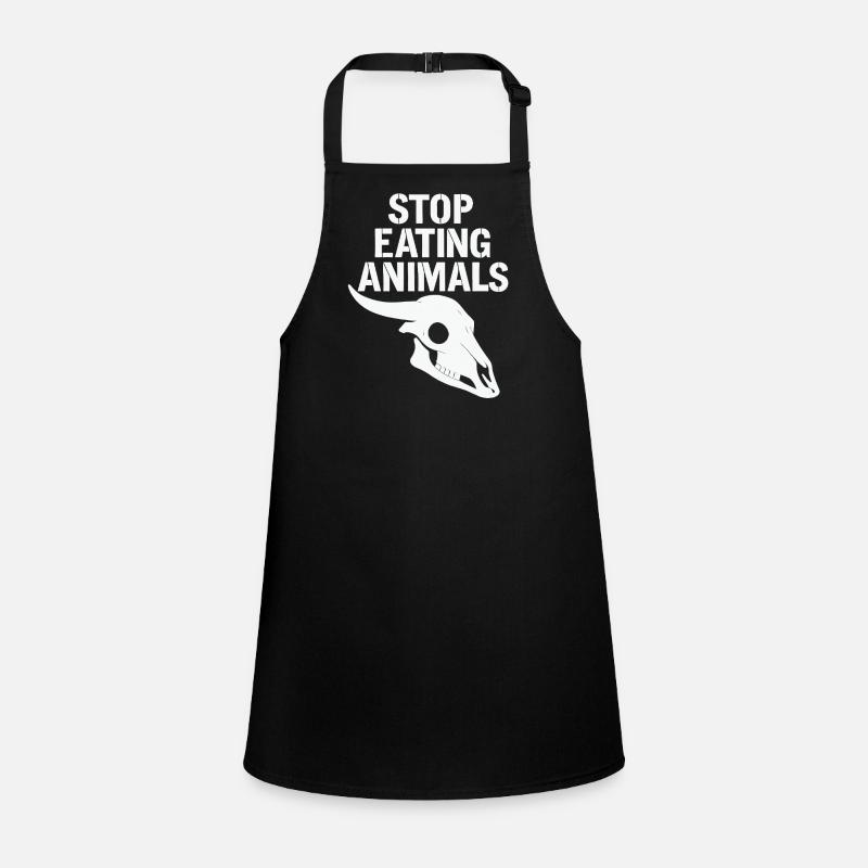 Arrêtez de manger des animaux – Protéger la vie animale Tablier Enfant