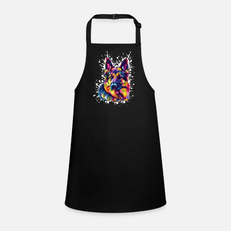Dog Shepherd Art Children's Apron