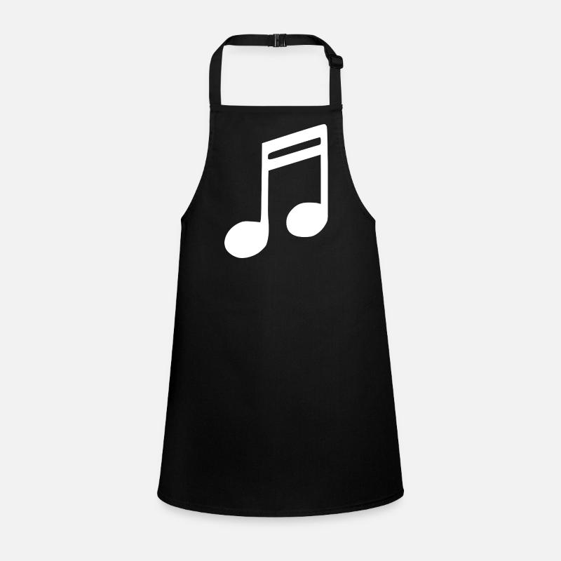 Note de musique Note de musique Blanche Tablier Enfant