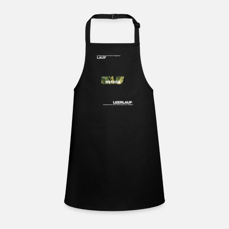 Decisions – Leaf Green Motif Children's Apron