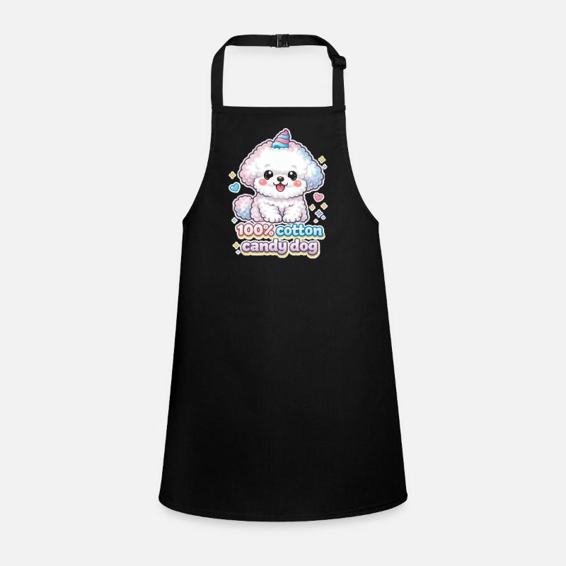 Cotton Candy Dog - cute Bichon Frisé dog Design Children's Apron