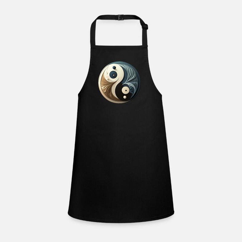 yin yang abstrait - symbole chinois - équilibre Tablier Enfant