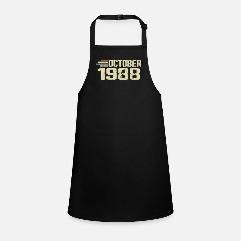October 1988 - Birthday in October 1988 Children's Apron
