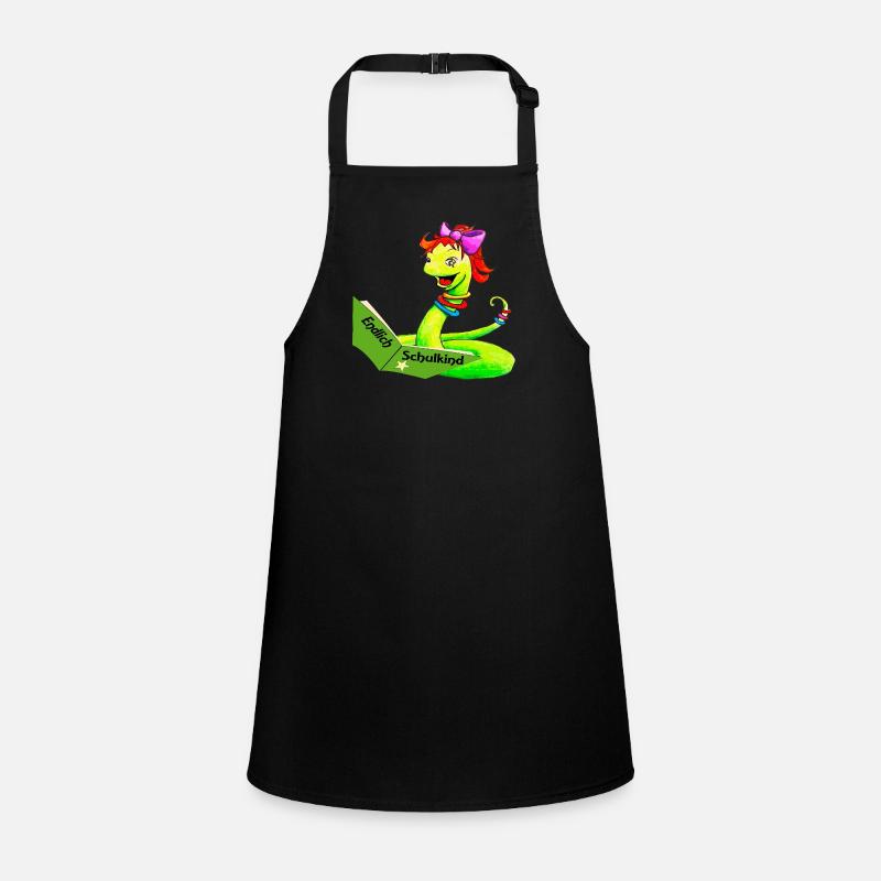 Finally schoolchild Wurmlerin from children's book Children's Apron