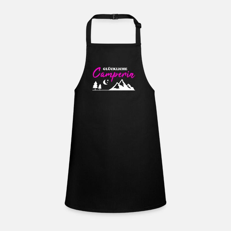 Happy Camper Camping Camping Camper Children's Apron
