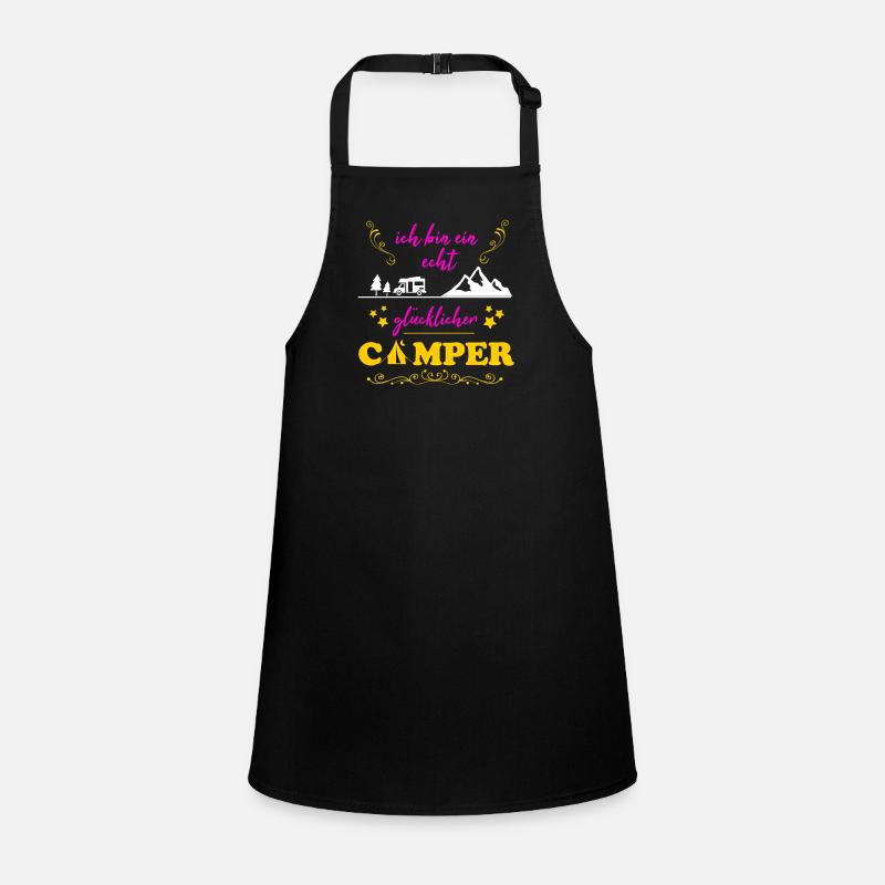 Camping Real Happy Camper Gift Wife Children's Apron