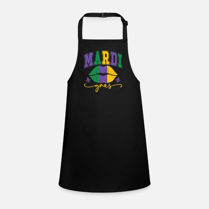 Mardi Gras Lips Children's Apron