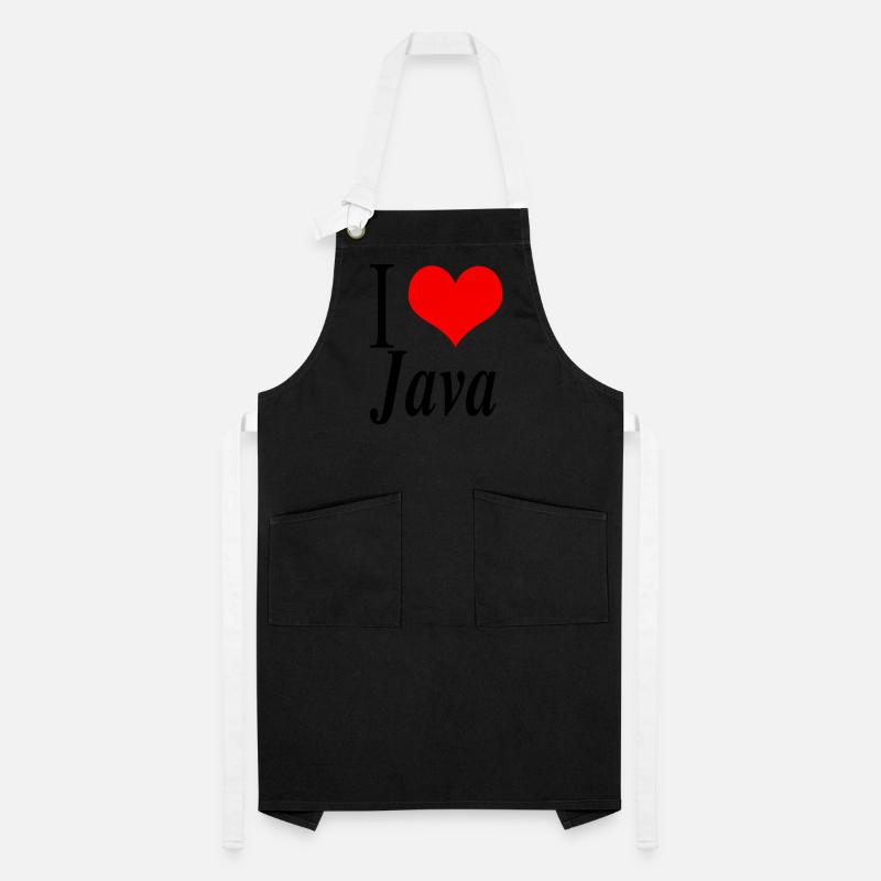 Ich liebe Java Kontrastschürze