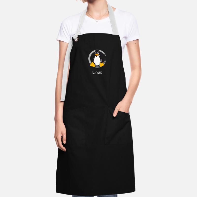 Pc computer Penguin nerd geek Programmer Admin Artisan Apron