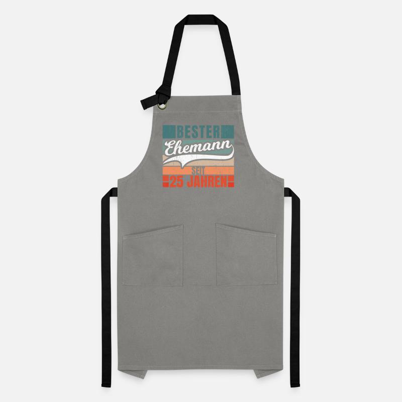 Silberhochzeit Ehemann 25 Jahre Ehe Geschenk Kontrastschürze