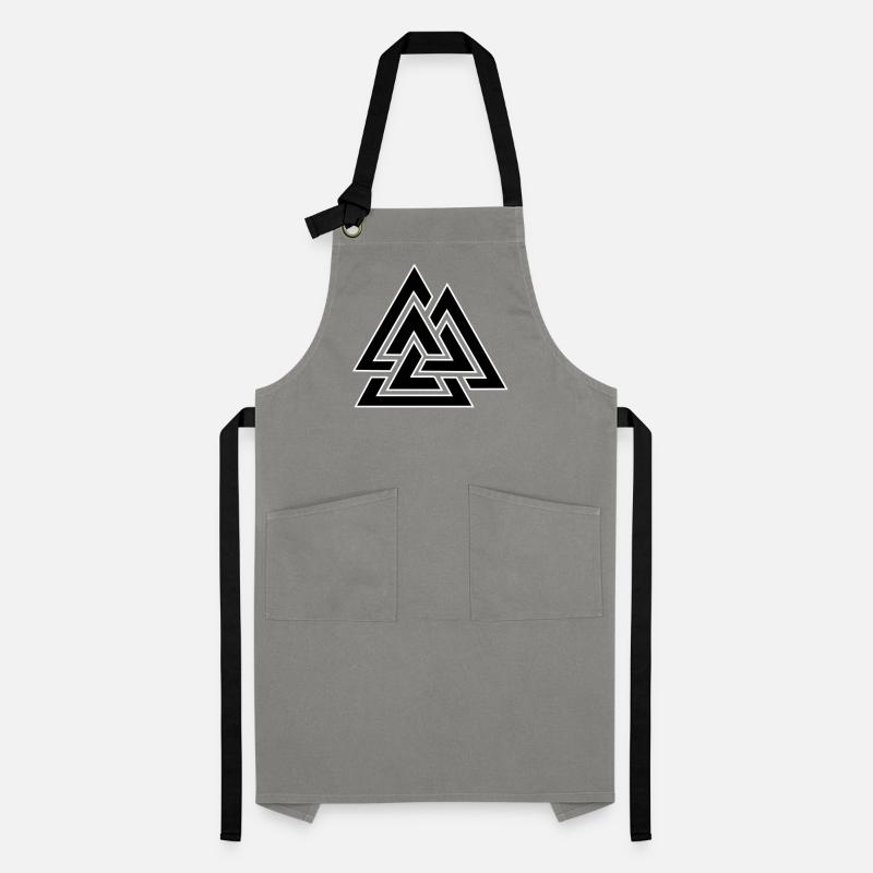 Triangular intertwined pattern Artisan Apron