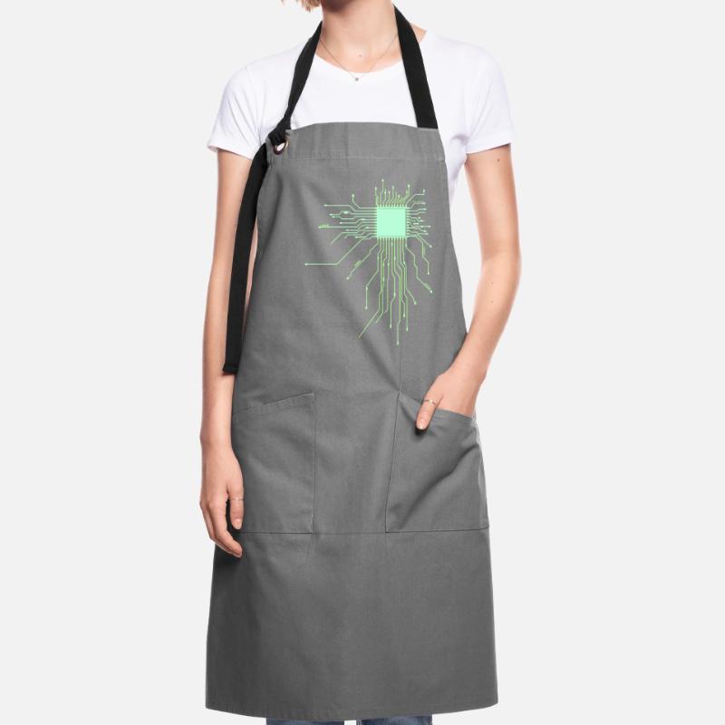 board core cpu computer nerd pc humor geek code Artisan Apron