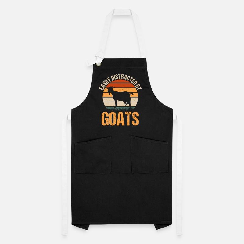 Easily Distracted By Goats Artisan Apron