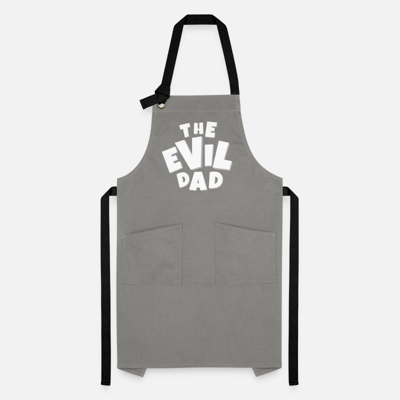 evil, EVIL, devil, humor dad, evil dad Artisan Apron