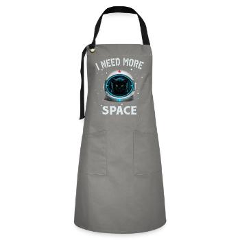i need more space - Artisan Apron - grey/black - Front - Zoe (177cm)