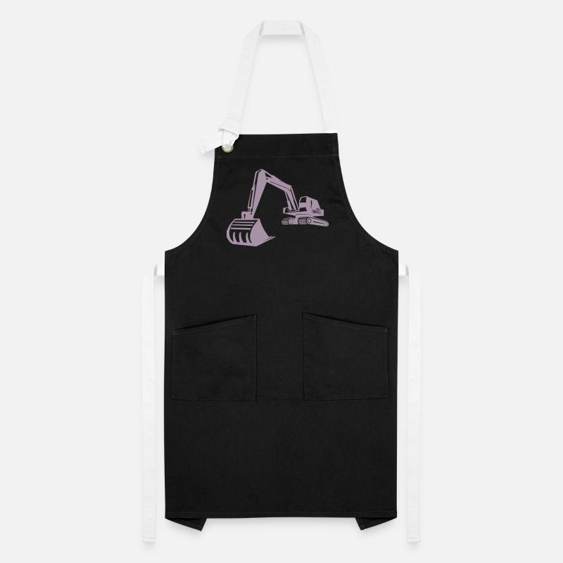 Silhouette de pelle, conception précise pour Tablier contrasté