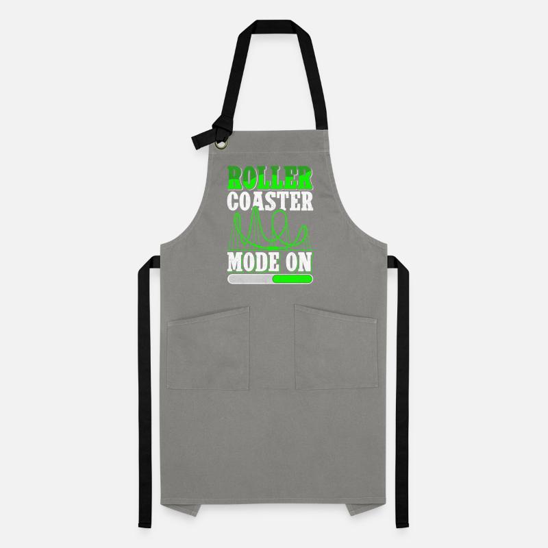 Achterbahn Roller Coaster Rollercoaster Geschenk Kontrastschürze