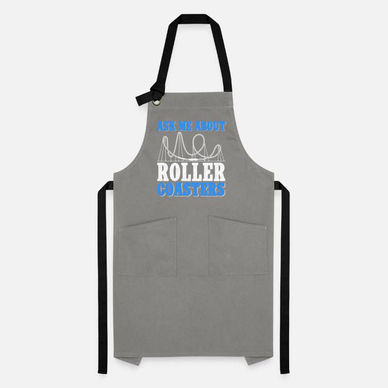 Roller Coaster Roller Coaster Roller Coaster Gift Artisan Apron