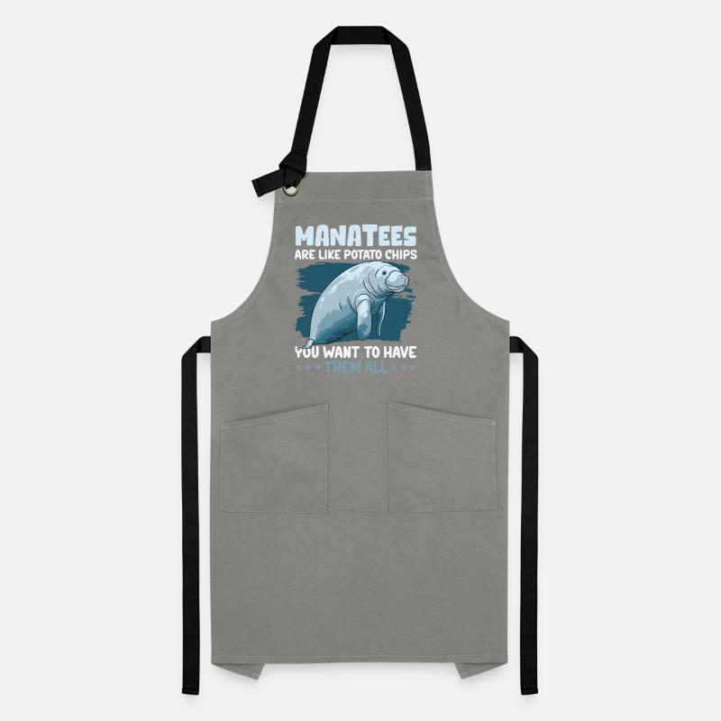 Manatee Manatee Manatee Manatee Gift Artisan Apron