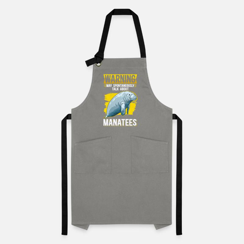 Manatee Manatee Manatee Manatee Gift Artisan Apron