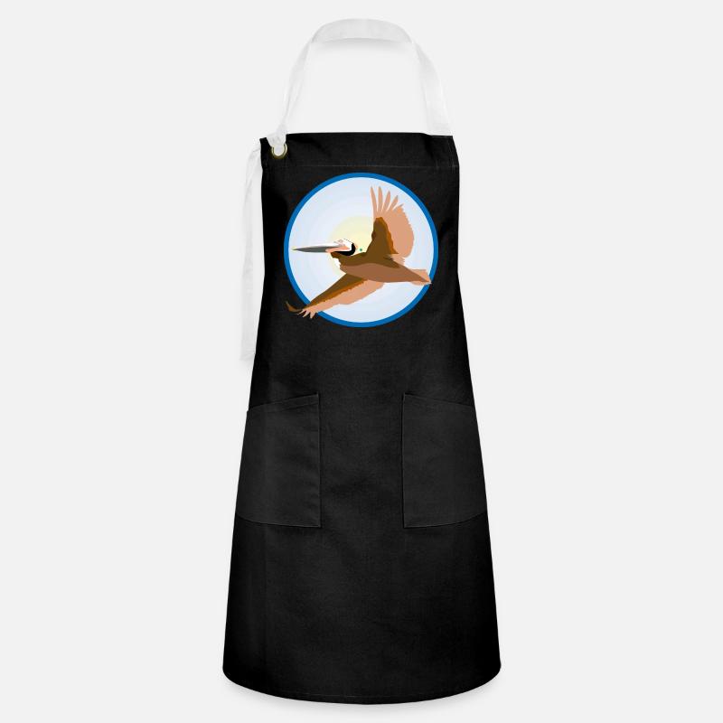 Pelican - Artisan Apron - black/white