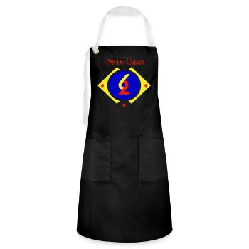 Pas de Calais - Artisan Apron - black/white - Front - Zoe (177cm)