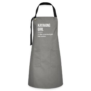 kayak - Tablier contrasté - gris/noir - Devant - Zoe (177cm)