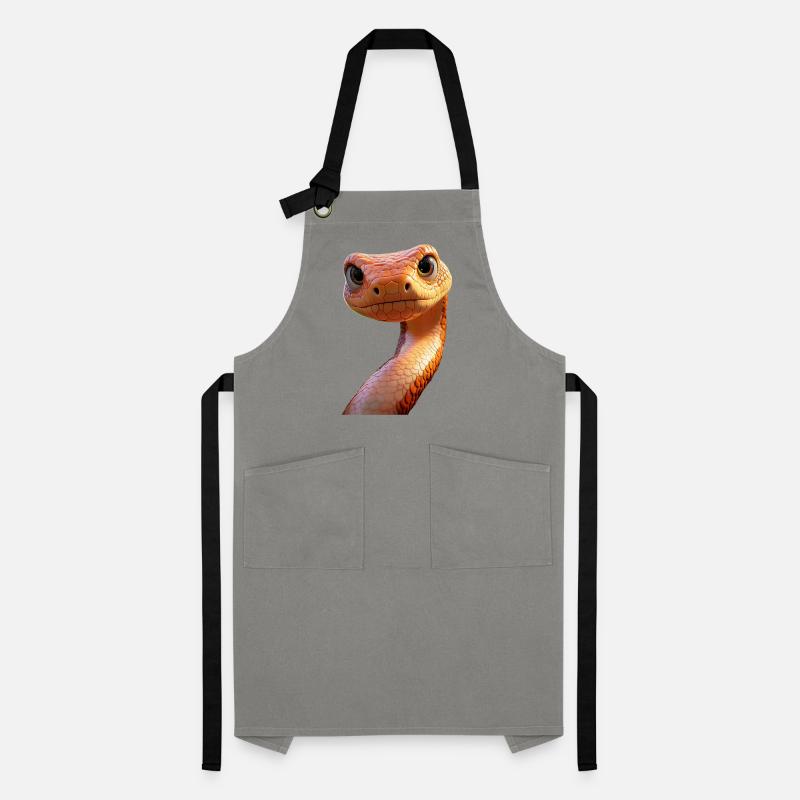 Snake Python Cobra Mamba Rattlesnake Snake Artisan Apron