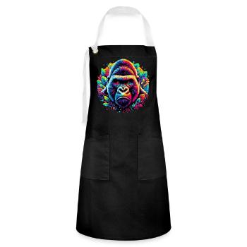 Gorilla - Artisan Apron - black/white - Front - Zoe (177cm)