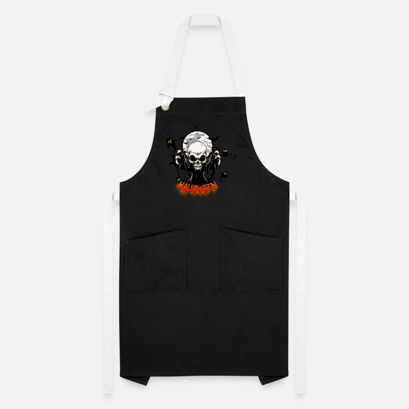 Skull with sharp teeth Artisan Apron