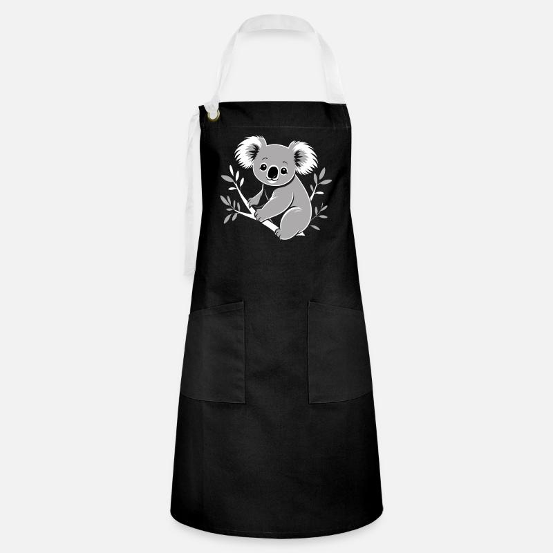 Koala - Artisan Apron - black/white