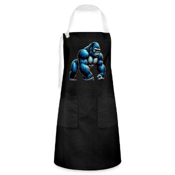 Gorilla - Artisan Apron - black/white - Front - Zoe (177cm)