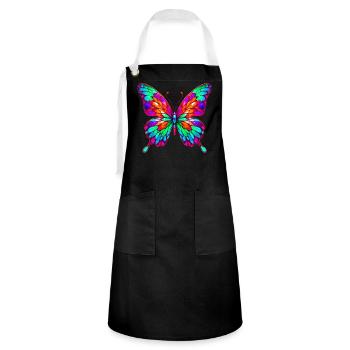 Butterfly - Artisan Apron - black/white - Front - Zoe (177cm)
