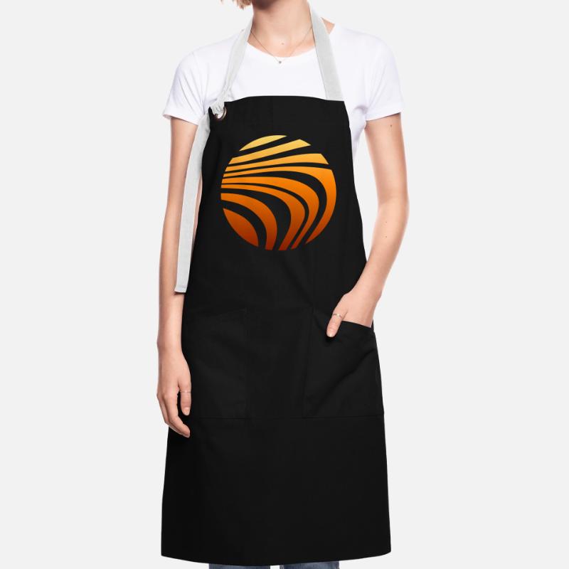 Pattern Orange Gradient Artisan Apron