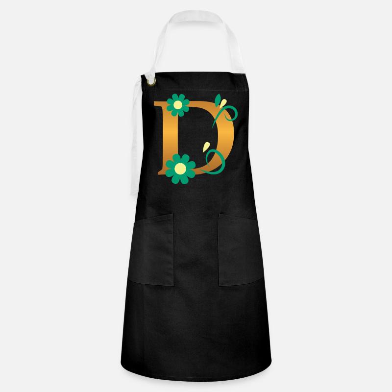 D - Artisan Apron - black/white