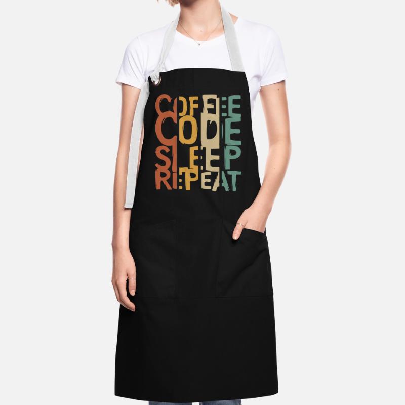 Coffee Code Sleep Repeat – Developer Design Artisan Apron
