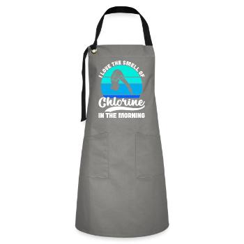 Diving diving board - Artisan Apron - grey/black - Front - Zoe (177cm)