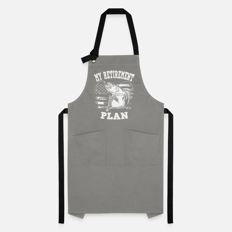 Retirement Plan with Fish Artisan Apron