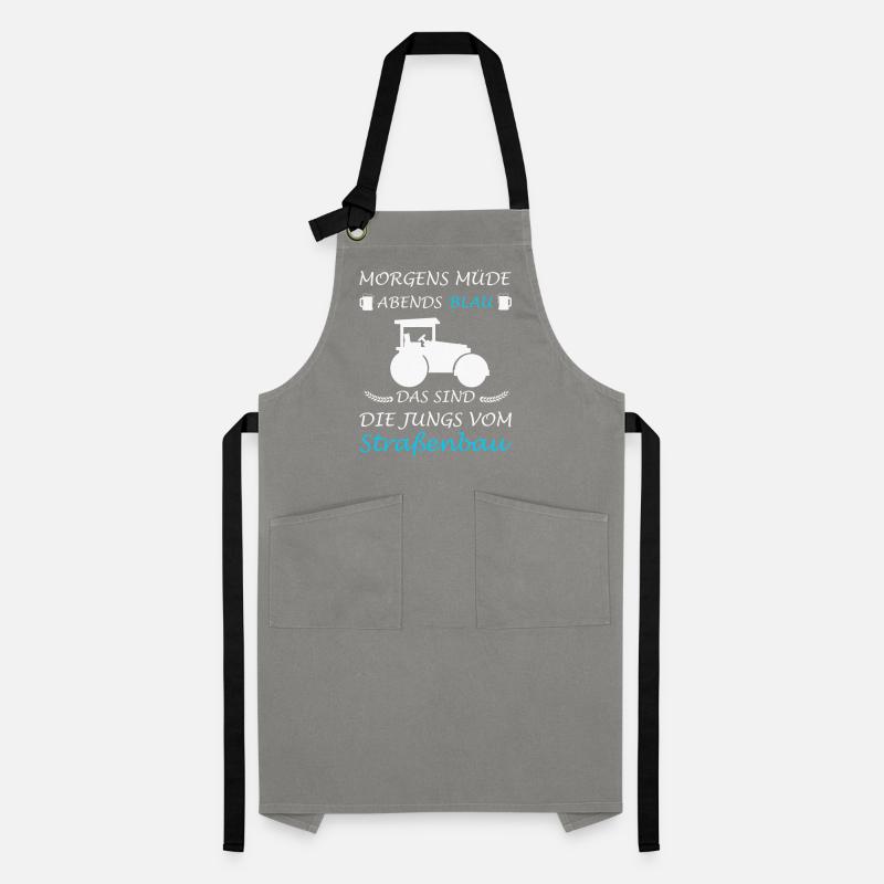 Road Construction Road Builder Construction Workers Artisan Apron