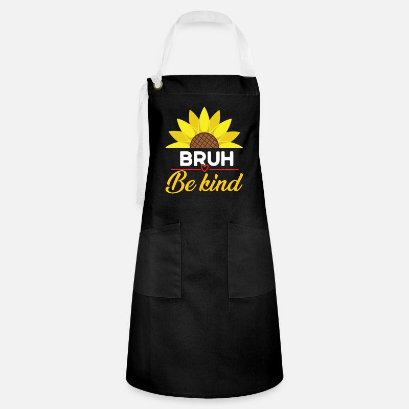 Be Kind Brew Tournesol - Tablier contrasté - noir/blanc