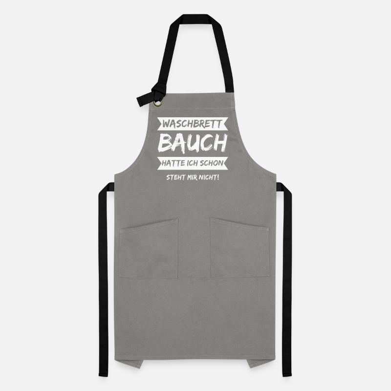J’avais déjà des abdos en six-pack, ça ne me va pas ! Tablier contrasté