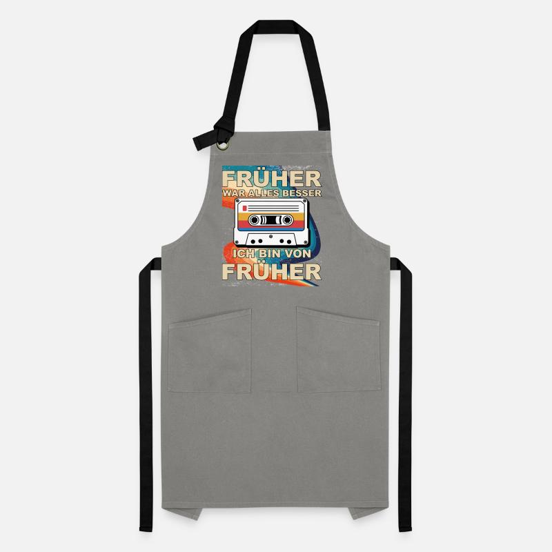 Früher war alles besser - Ich bin von früher Kontrastschürze