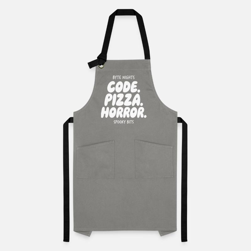 Byte Nights: Code Pizza Horror Artisan Apron
