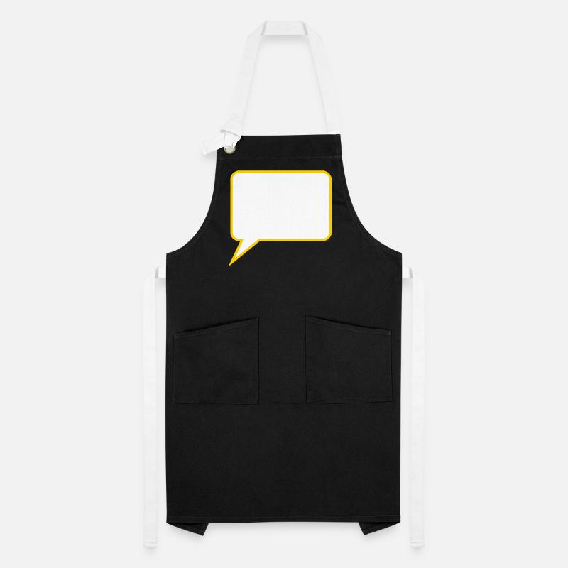 Personalize your own speech bubble comic Artisan Apron